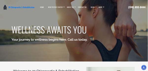 Web.com website examples.