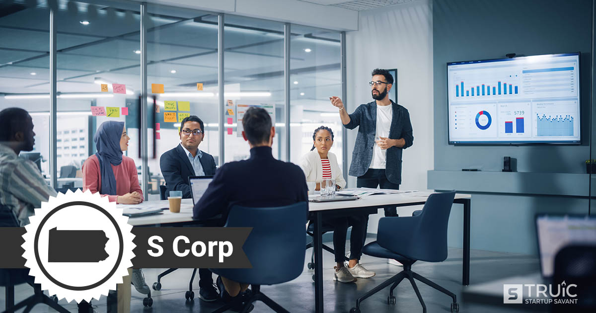 Business team meeting in a conference room.