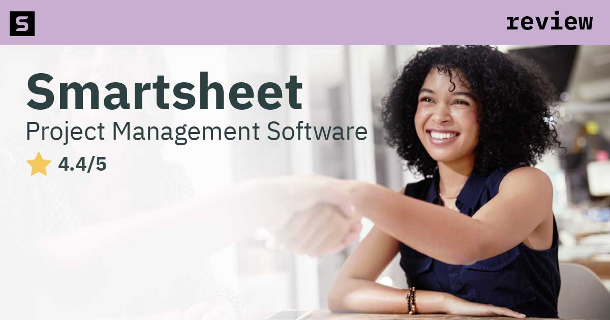 Woman reviewing Smartsheet.
