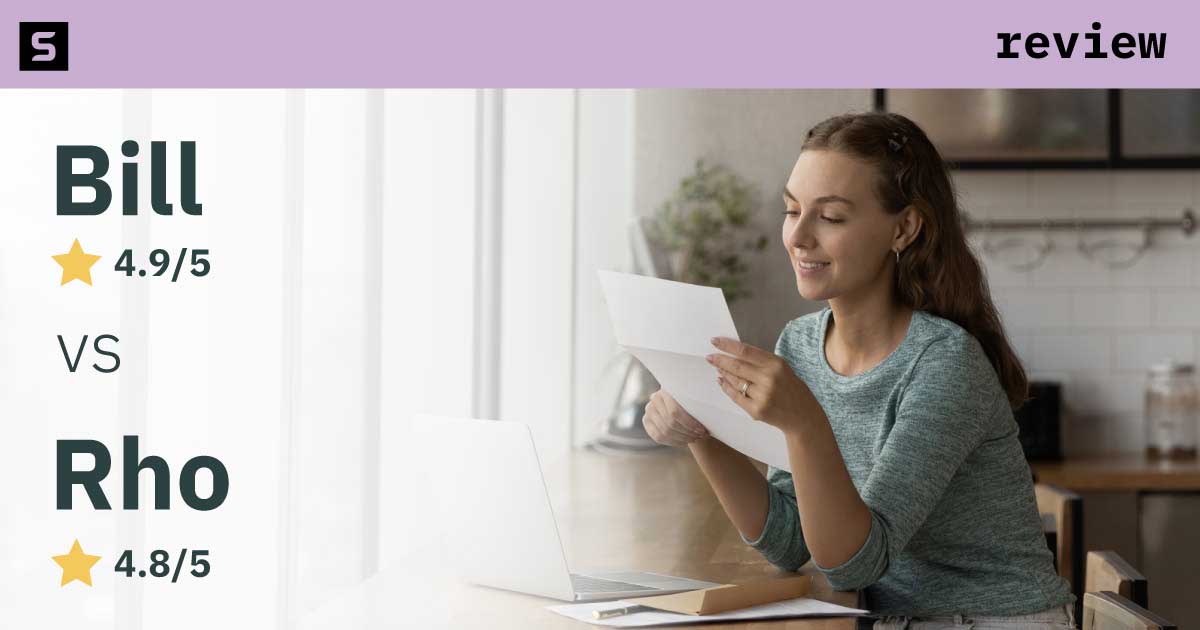 Woman comparing BILL versus Rho ratings.