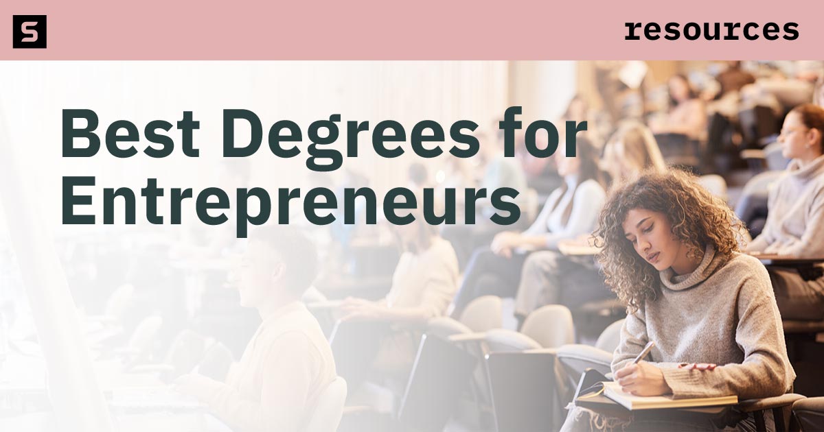 Woman in a college classroom.