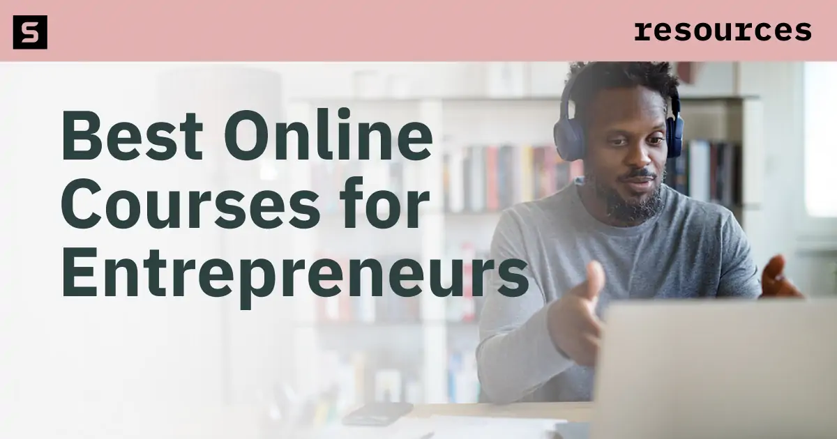 Woman using a computer.