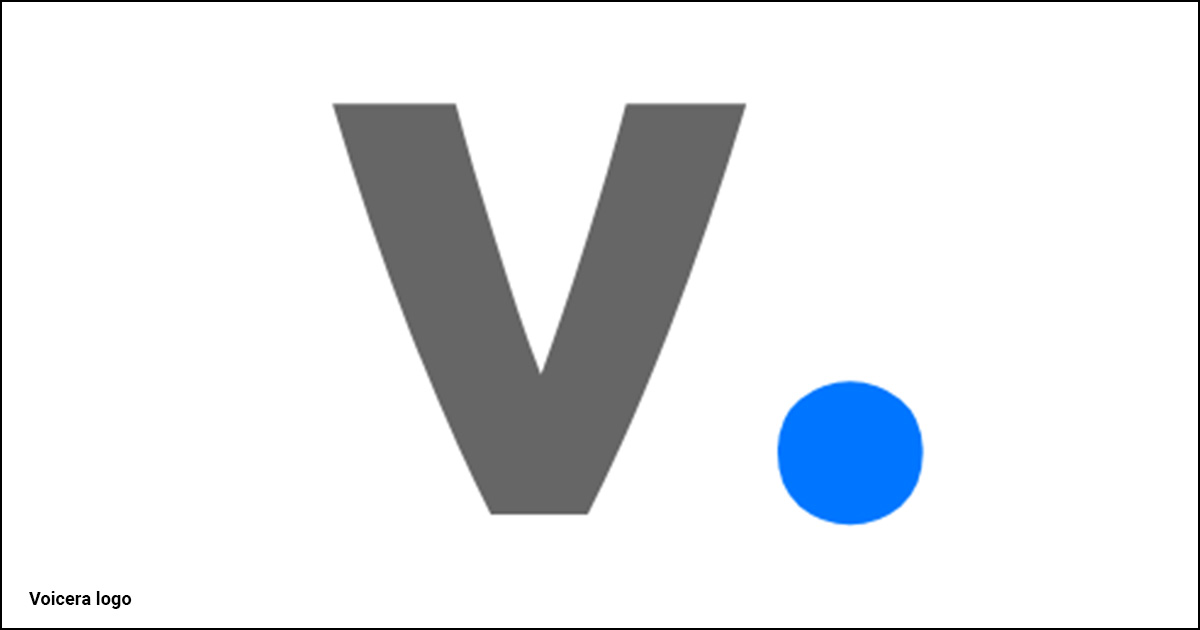 Voicera logo.